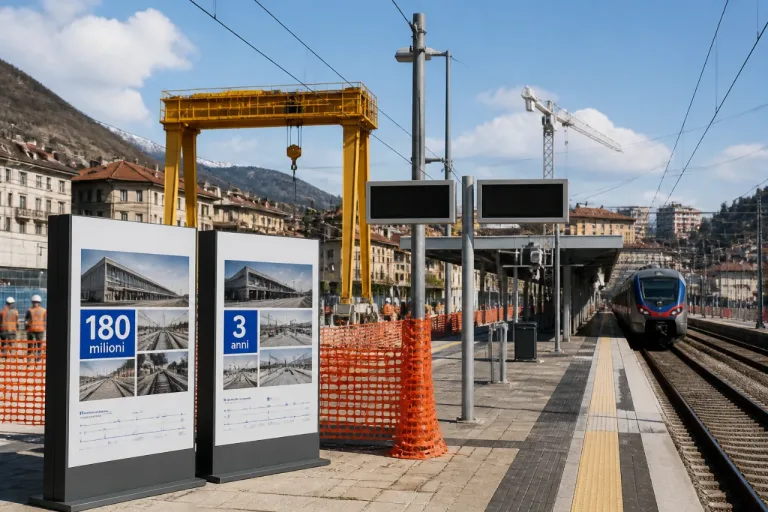 Biella, ok all’ipotesi di ammodernamento della Biella–Novara: 180 milioni e tre anni di stop
