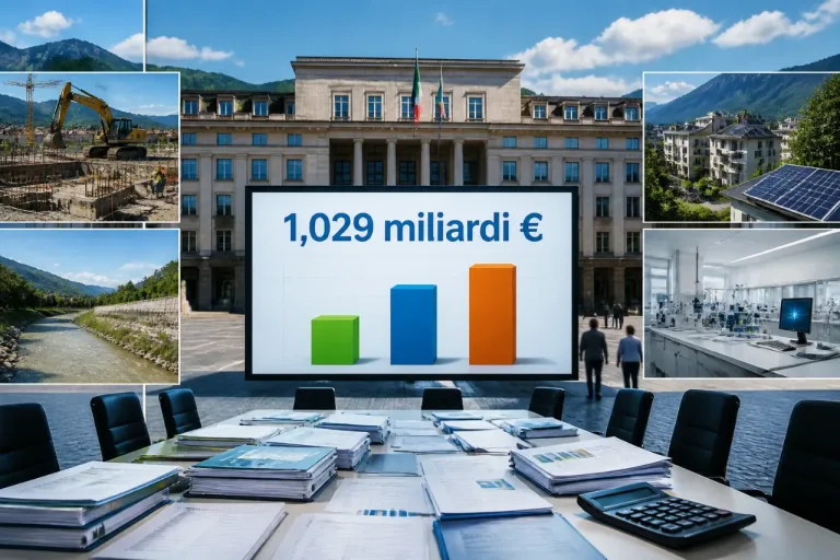 Bilancio provinciale: 1,029 miliardi per ridurre il debito e finanziare infrastrutture e welfare