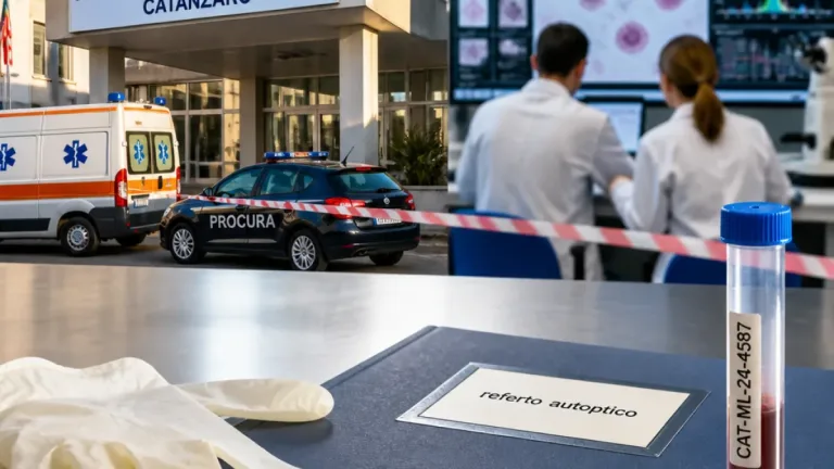Bimbo morto a Catanzaro: autopsia indica meningoencefalite da HHV‑6 con sepsi