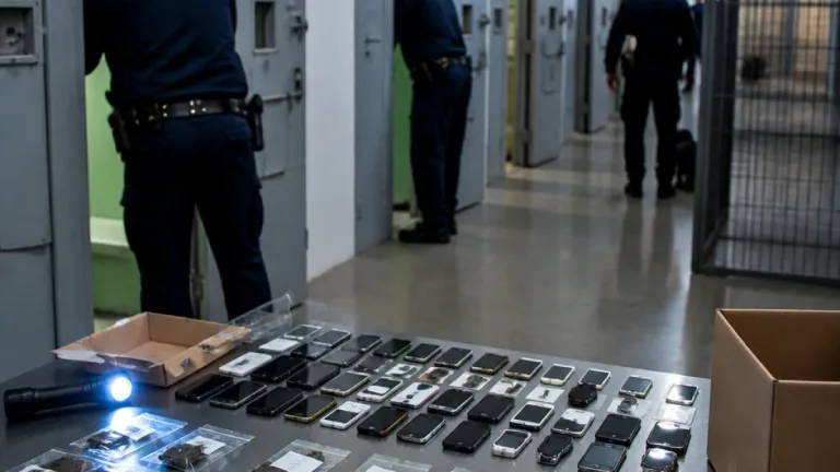 Blitz nel carcere di Terni: sequestrati 50 cellulari, 5 smartwatch e oltre 100 g di hashish