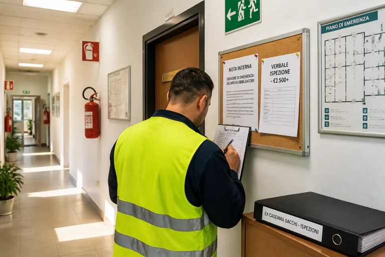 Ispezioni sulla sicurezza al Comune di Caserta: rilievi, sanzioni e un richiamo agli uffici