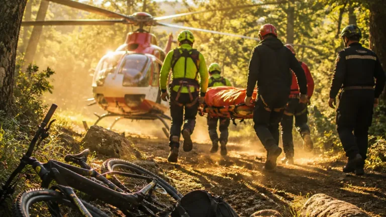 Ciclista cade sul Monte Fogliano: elisoccorso e ricovero a Viterbo