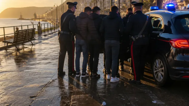 Cinque giovani del Frusinate arrestati a Terracina dopo una violenta rapina sul Lungomare