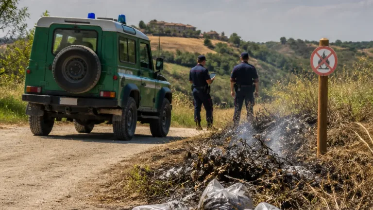 Controlli anti-incendi: sanzioni e interventi dei Carabinieri forestali in più Comuni della provincia