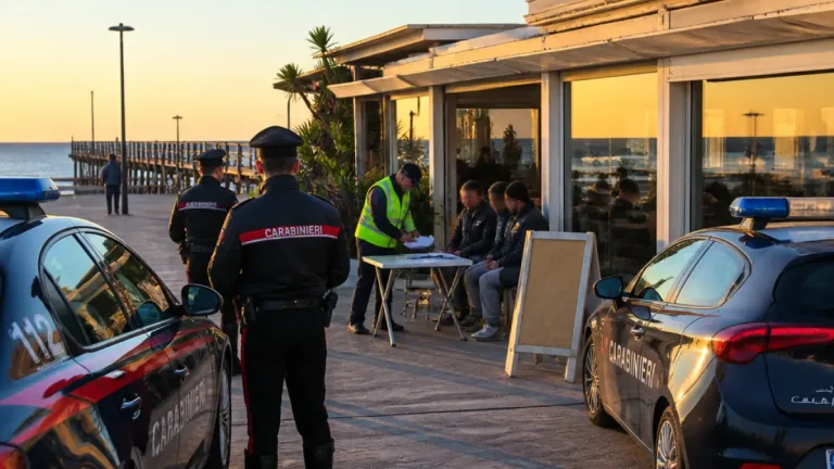 Controlli dei Carabinieri a Crotone: lavoro in nero, sanzioni e un arresto dopo la rissa