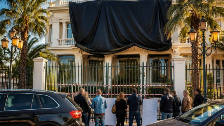Coperta l’insegna del Castello delle Cerimonie: il telo nero segna un nuovo capitolo per La Sonrisa