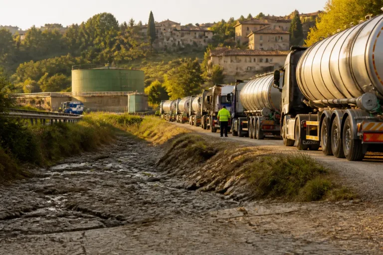 Crisi idrica a Pesaro: autobotti, costi e numeri che confermano un problema strutturale