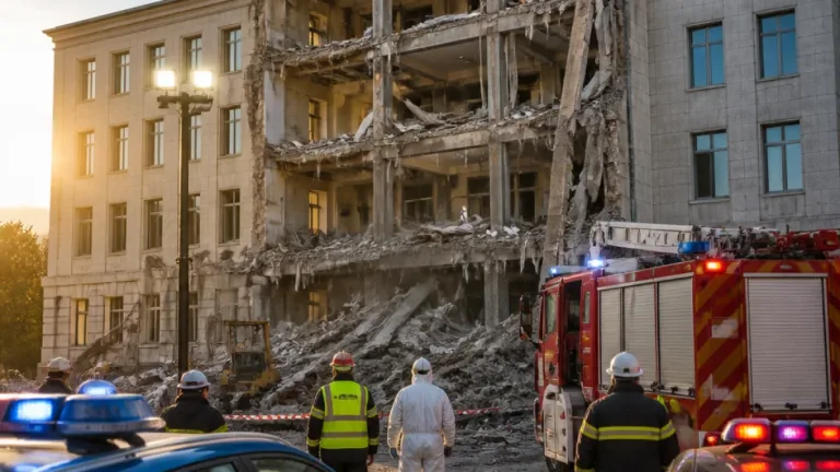 Crollo al Tribunale di Bolzano: parte centrale dello stabile resa inagibile