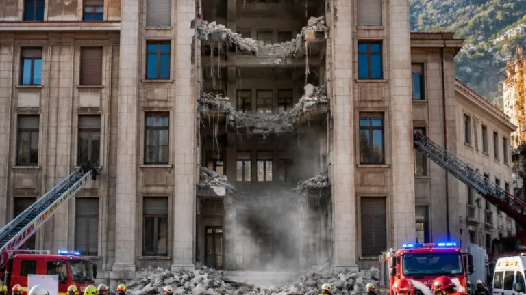 Crollo parziale del Palazzo di Giustizia a Bolzano: indagine e emergenza logistica