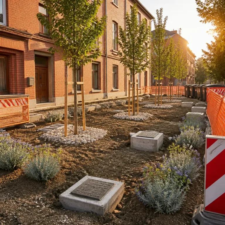Via Lombroso a Torino: rimosso l’asfalto per creare un'area verde drenante e partecipata