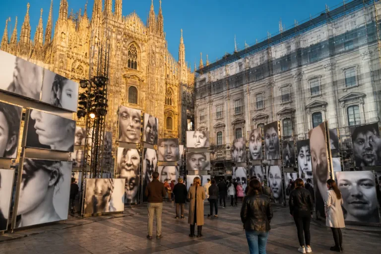 L’Aquila: oltre 2.000 ritratti in piazza Duomo per raccontare la rinascita della città