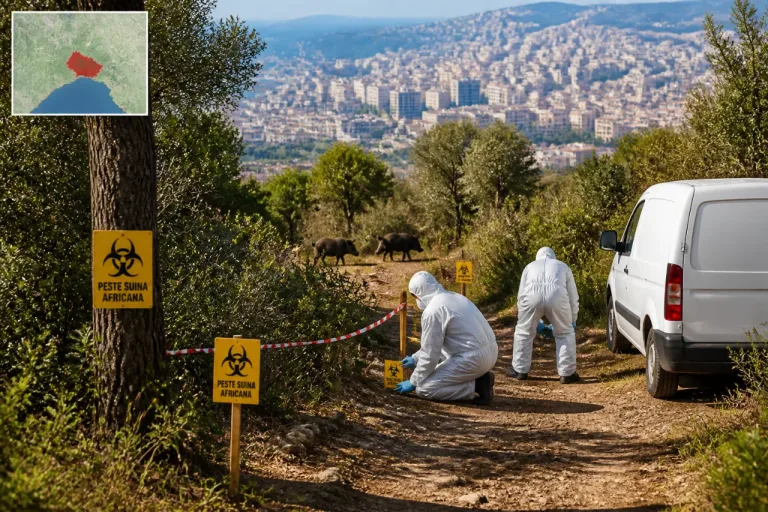 Due nuovi casi di peste suina africana in Liguria: uno accertato nel Comune di Genova