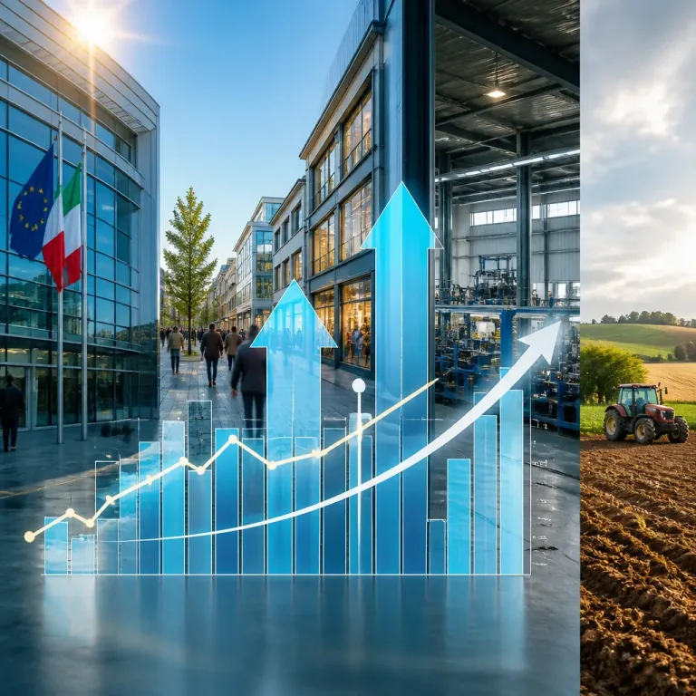 Pil +0,2% nel trimestre: Istat rivede al rialzo la crescita, ma industria e agricoltura rallentano