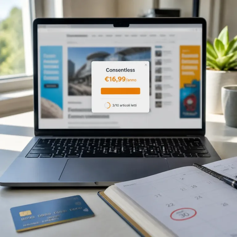 ANSA introduce un abbonamento per chi rifiuta i cookie: accesso limitato a 10 articoli e piano a €16,99/anno