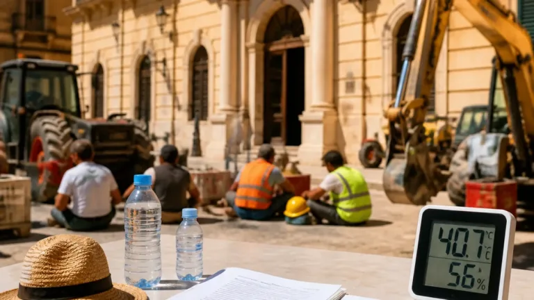 Enna, ordinanza comunale per l’ondata di calore: stop ai lavori esposti e vademecum per i cittadini