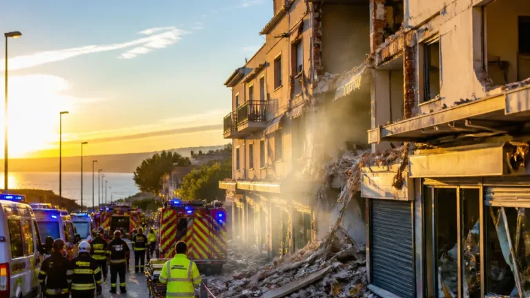 Esplosione e crollo parziale a Pistunina: cinque feriti trasportati al Policlinico di Messina
