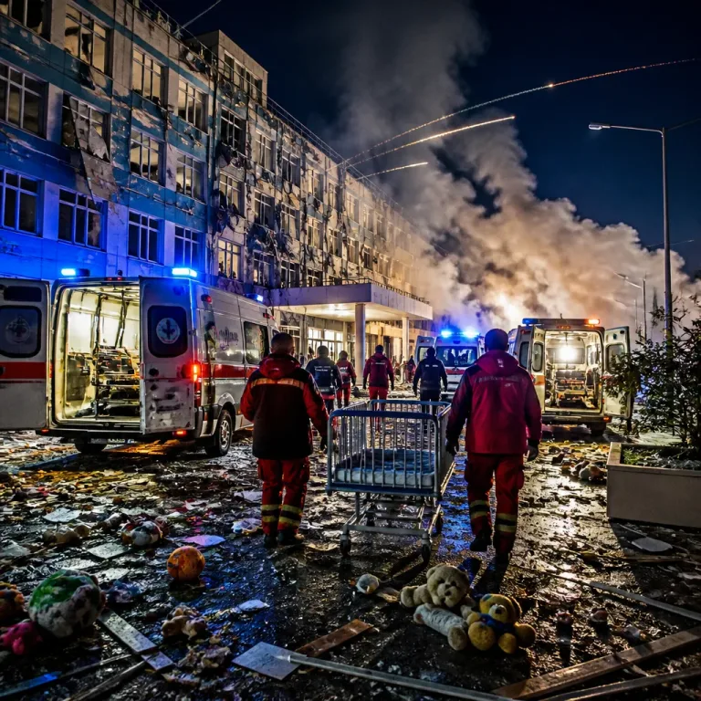 Massiccio attacco a Kiev: colpito anche un ospedale pediatrico, Zelensky chiede più difese
