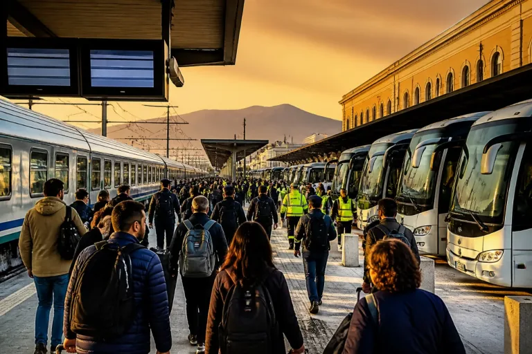 Etna, servizi straordinari attivati da Palermo per i passeggeri diretti a Catania