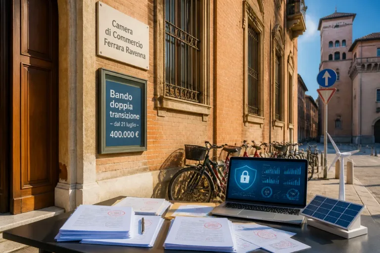 Ferrara, al via il bando da 400mila euro per la doppia transizione delle imprese