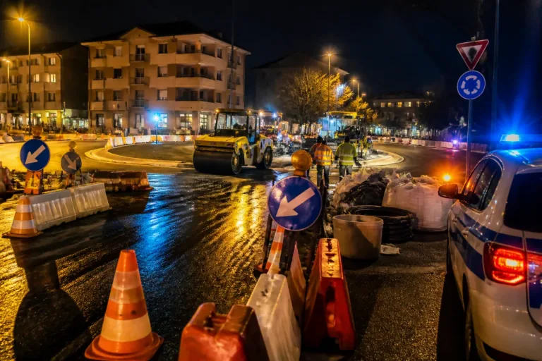 Ferrara, modifiche notturne alla rotatoria via Wagner–via Fabbri per lavori di asfalto