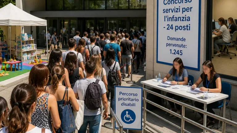Firenze, 1.939 domande per 24 posti nei nidi e scuole d’infanzia: concorso con selezione severa