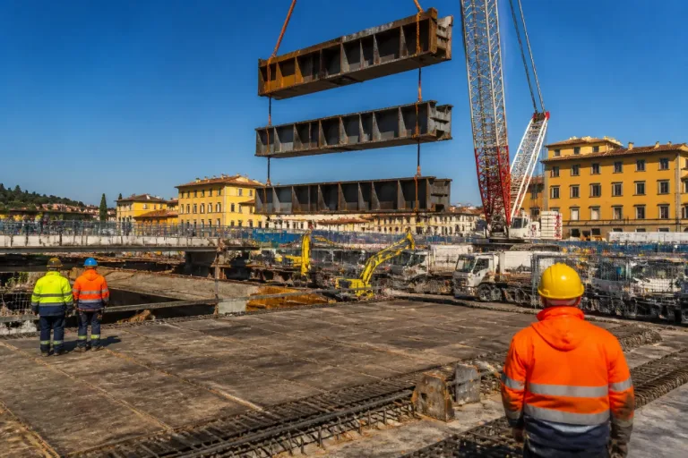 Firenze: completata la rimozione dell'impalcato di Ponte al Pino, ripristinata la passerella