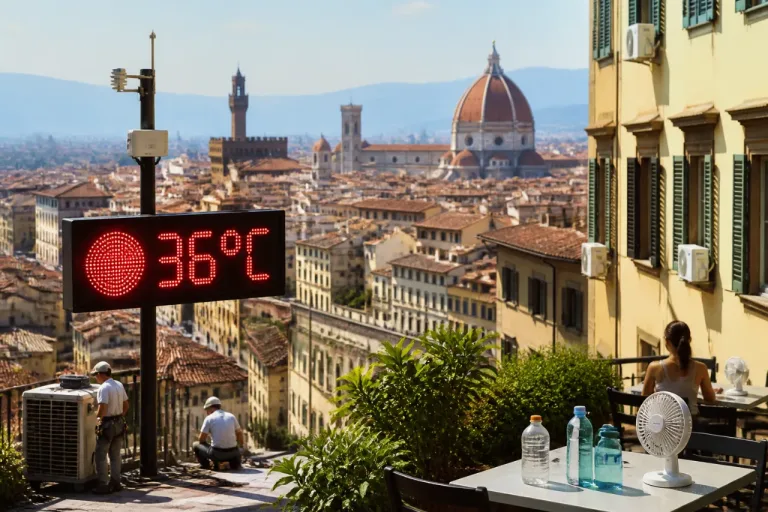Firenze in bollino rosso: ondata di caldo intenso e allerta per il weekend