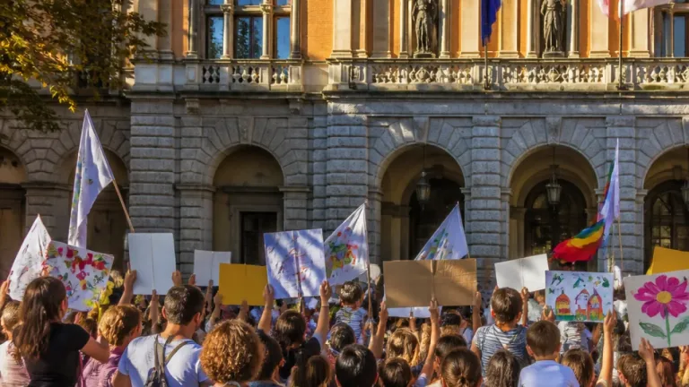 Fischietti e proteste a Palazzo Cernezzi: le scuole di Como in piazza contro il piano di riorganizzazione