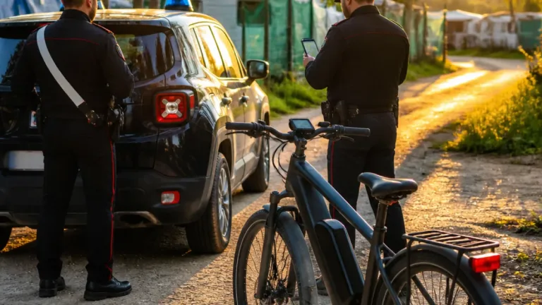 Frosinone, e-bike rubata localizzata col GPS: ritrovamento e restituzione dopo segnalazione al 112