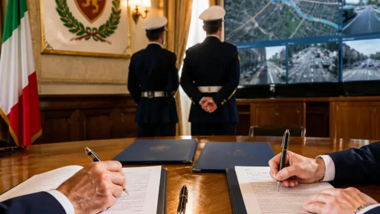 Frosinone, firmato il Patto per la sicurezza urbana: più videosorveglianza e coordinamento