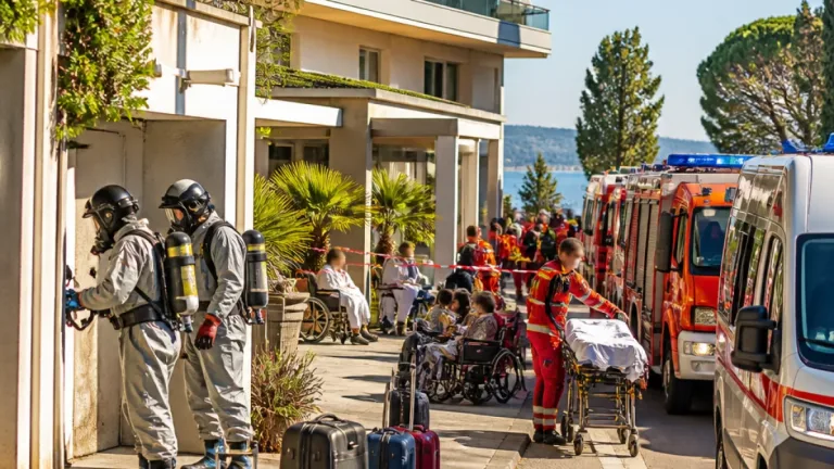 Fuga di gas a Peschiera: evacuato un hotel, 15 ospiti ricoverati e cinque bambini coinvolti