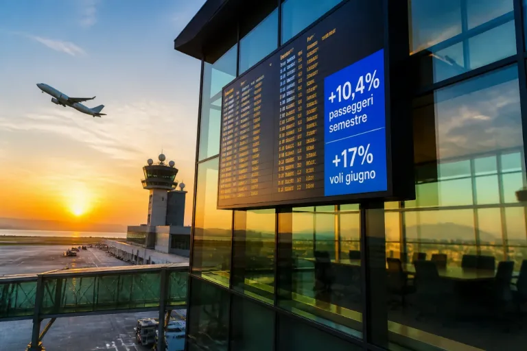 Genova, aeroporto in crescita: +10,4% di passeggeri nel semestre e nuova governance