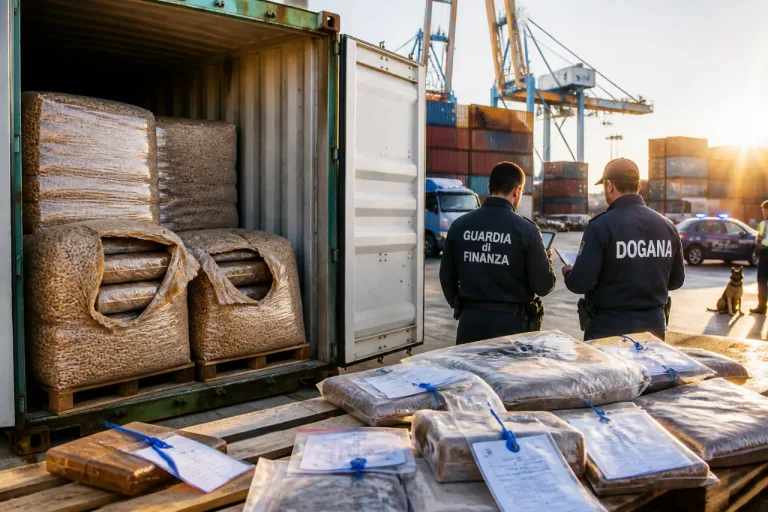 Gioia Tauro, 113 kg di cocaina scoperti in un container: colpo alle rotte del narcotraffico