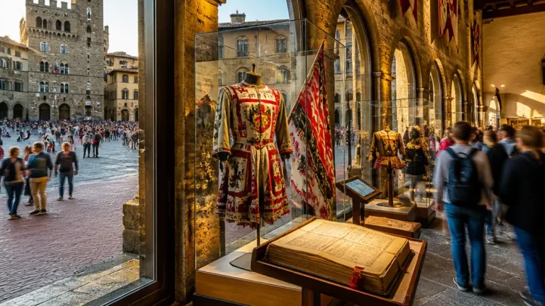 Gli Sbandieratori inaugurano ad Arezzo un percorso permanente per raccontare sei decenni di storia
