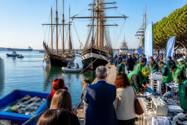 Goletta Verde a Brindisi: due velieri storici attraccano alla scala virgiliana per la tutela del mare
