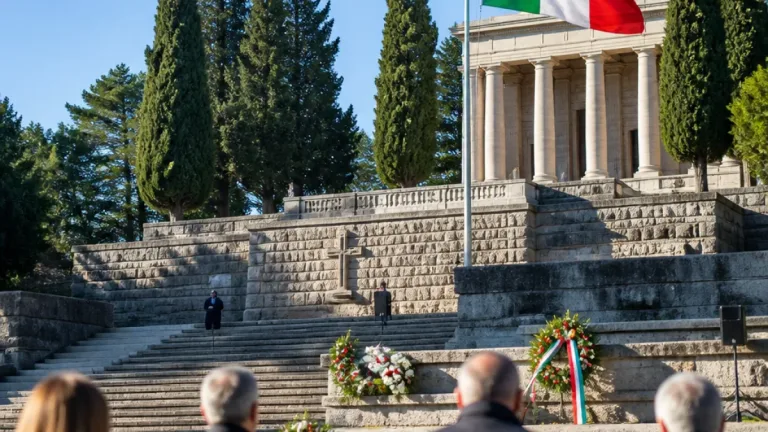 Gorizia ricorda l’«8 agosto»: il Tricolore di Baruzzi esposto al Sacrario di Oslavia