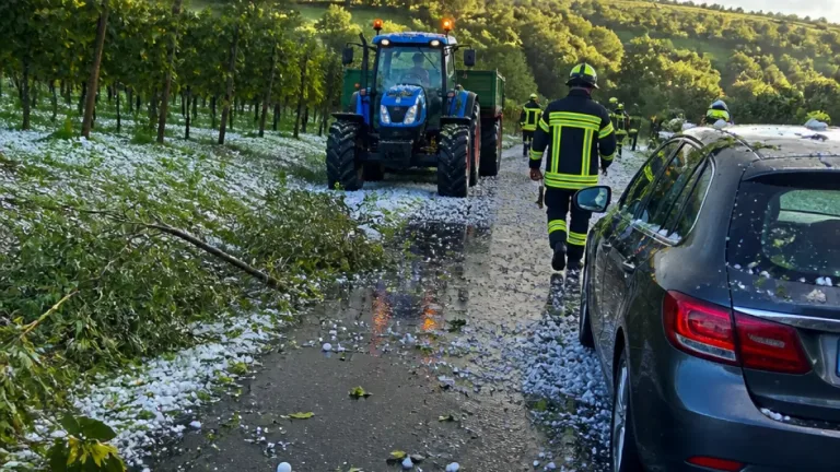 Grandine e temporali colpiscono la Toscana: preoccupazione per agricoltura e viabilità