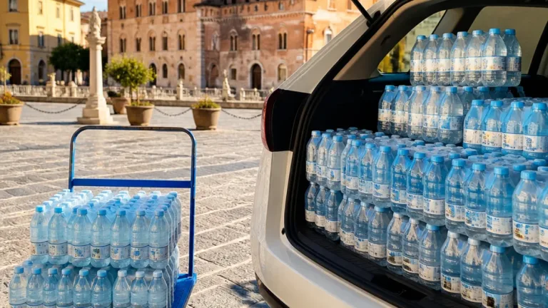 Grosseto, Conad dona 2.000 bottigliette d'acqua alla Caritas per "Abitare la notte"