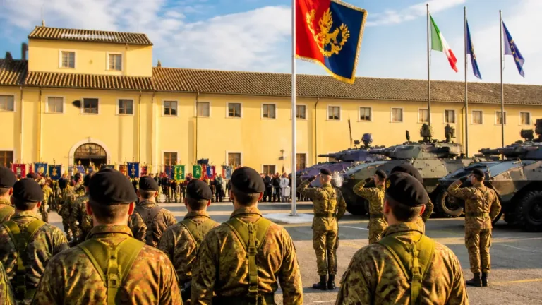 I Cavalleggeri di Lodi in missione KFOR: lo Stendardo parte dalla Caserma “Nacci”