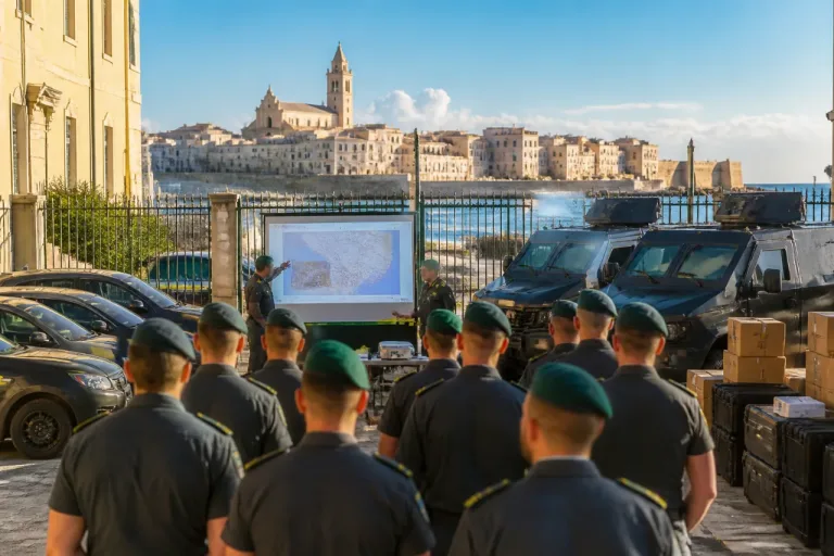 Il comandante regionale GdF in visita ai reparti della Bat: sopralluoghi e briefing a Trani, Andria, Barletta e Margherita