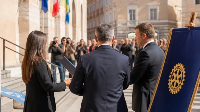 Il governatore del Rotary Distretto 2090 in visita a Macerata: incontri con istituzioni e club locali