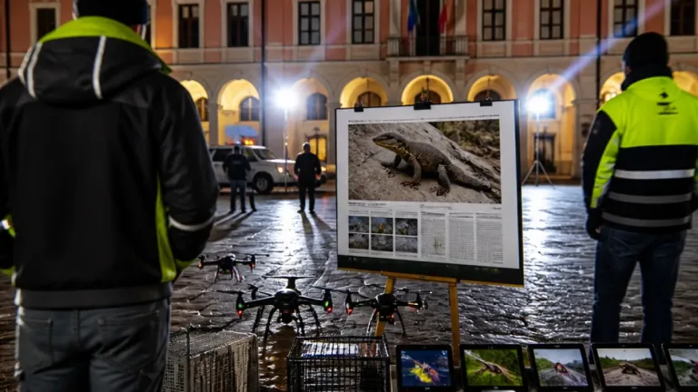 Il varano di Montichiari finisce sul Times: il caso diventa internazionale
