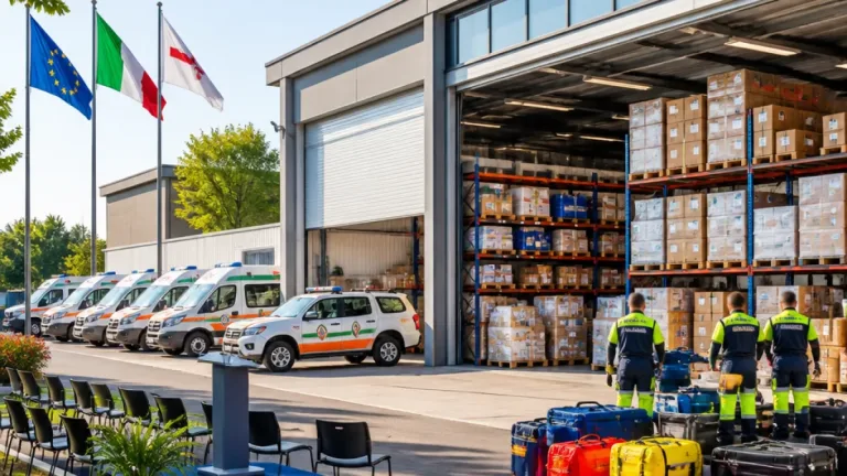 Inaugurata a Bologna la nuova base logistica regionale di Anpas per la Protezione Civile