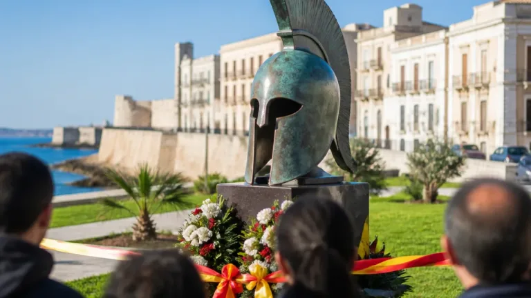 Inaugurazione a Porta Marina: a Siracusa arriva l'Elmo di Archia