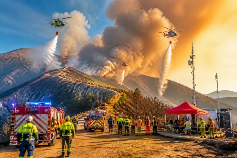 Incendi in Alto Piemonte: vaste aree boschive coinvolte, allerta massima per i soccorsi