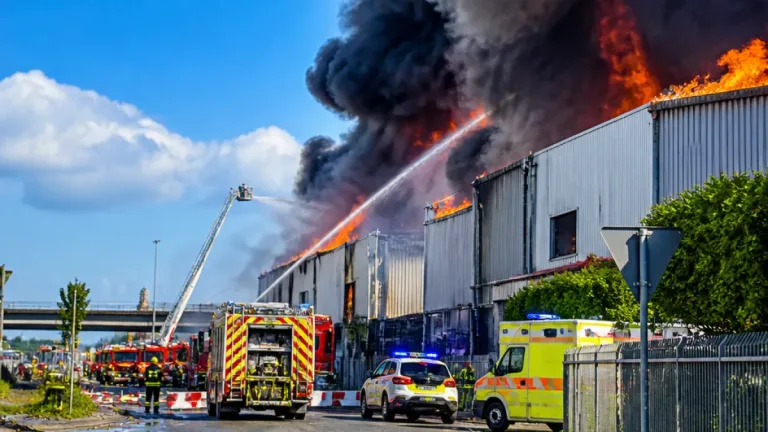 Incendio a Prato, fiamme in due aziende a Mezzana: denso fumo visibile in città