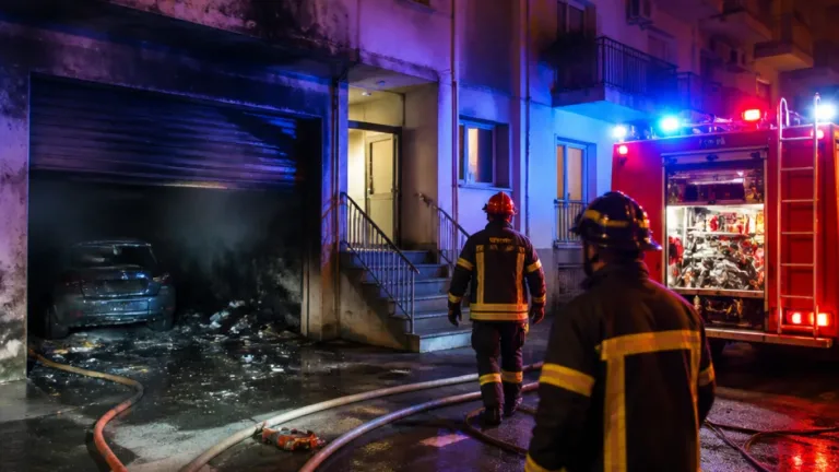 Incendio a Reggio Calabria, garage in fiamme: evacuate 10 famiglie nel quartiere Sant'Antonio