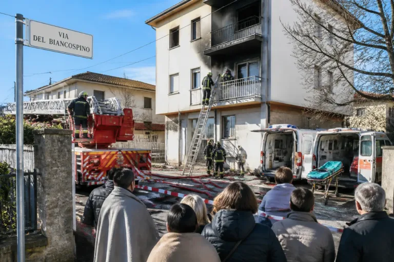 Incendio in via del Biancospino: a Trieste evacuati 12 residenti, 3 ricoverati