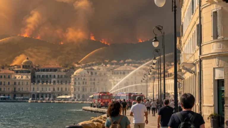 Incendio sul Carso: la coltre di fumo raggiunge Trieste, finestre chiuse e mascherine