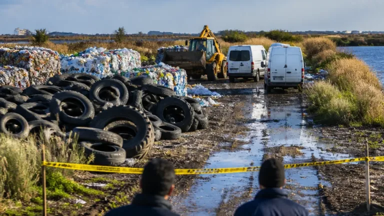Inchiesta 'Erebus': 3.600 tonnellate di gomme e plastiche smaltite illecitamente, indagati anche due brindisini